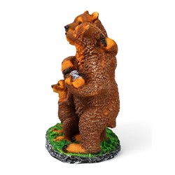 Садовая фигура из полистоуна «Мишки-семейка», 45×25×32 см