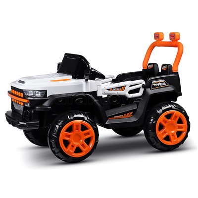 Электромобиль детский "Внедорожник" (цвет белый)
