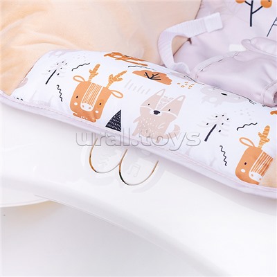 Шезлонг детский "Медвежонок" музыка, вибрация, в коробке