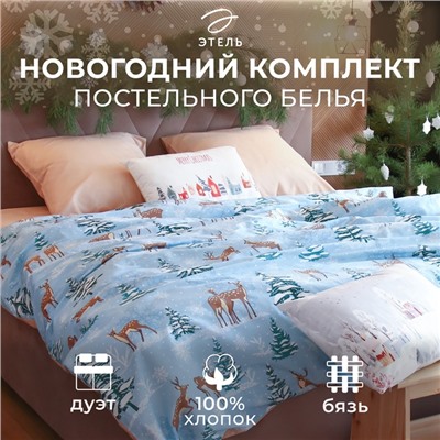Постельное бельё дуэт «Этель. Зимнее волшебство», бязь