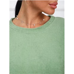 Костюм женский махровый с брюками палаццо КЖ017