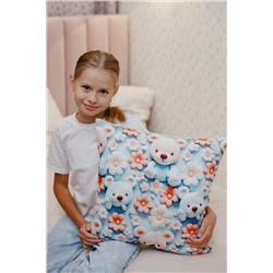 Наволочка декоративная декоративная 1 шт 3D эффект НАТАЛИ, 1209565