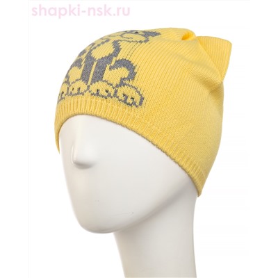 S 366 Шапка по голове с ушками (56-58)