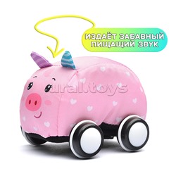 Машинка мягкая "Поросенок"