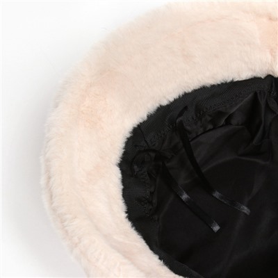 Панама зимняя женская MINAKU, размер one size 52-58, молочная