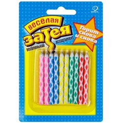 Свечи для торта 10 шт. магические 1502-1136 Веселая Затея