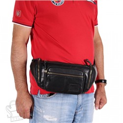 Сумка мужская кожаная 1395-1TR black Tough Ryder