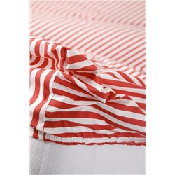 Простыня на резинке Urban Family Малиновый полоса НАТАЛИ, 876470