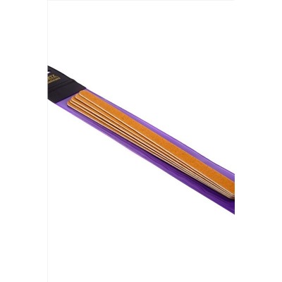 Mertz Пилка для ногтей цветная 48, дерево, 180/240 грит, 5 шт. KRISTALLER, 1108860