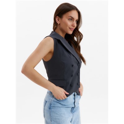 Жилет женский MINAKU: Safari, цвет графитовый, размер 46