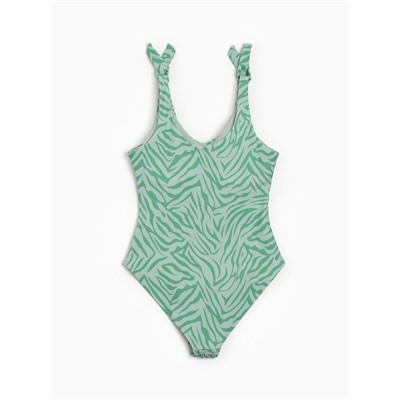 Купальник женский слитный MINAKU цвет зеленый, размер 52