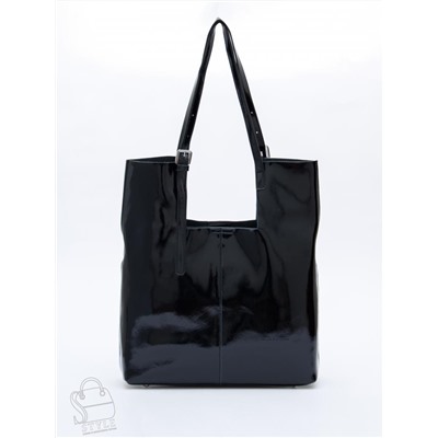 Сумка женская кожаная 5763P black Polina&Eiterou