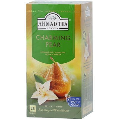AHMAD TEA. Flavoured Collection. Charming Pear карт.упаковка, 25 пак.