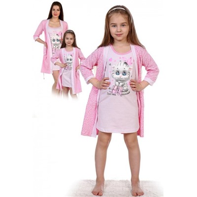 Пеньюар Аистенок детский (Розовый)