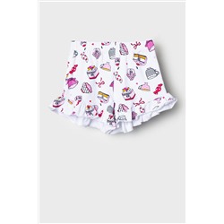 Комплект трикотажный для девочек: джемпер (футболка), шорты PLAYTODAY, 1239768