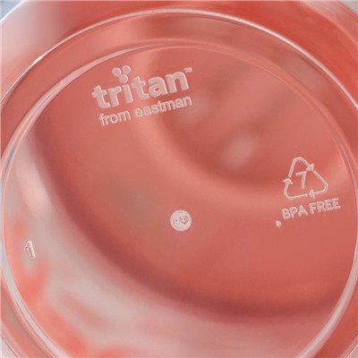 Стакан с крышкой Renga Fresh, 600 мл, 9.8×9.8×16 см, тритан, МИКС