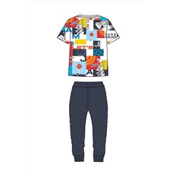 Комплект (Футболка+Брюки) PLAYTODAY, 1074771