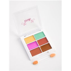 Палетка консилеров для лица, 6 цв., водостойкая