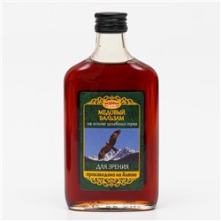 Безалкогольный алтайский медовый бальзам на травах для зрения, 250 мл