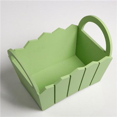 Подарочный ящик «Мария», 25.5×16.5×17.5 см, МДФ, цвет оливковый