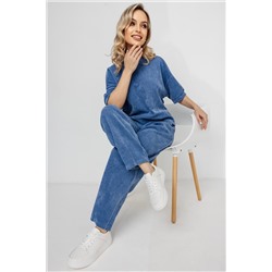 Брюки женские  204В/02/Джинсовый