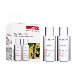 Косметический набор кремов CLARINS UV Plus SPF50 Duo Rosy Glow 2 в 1