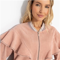 Бомбер из вельвета на кулиске, Всё про неё