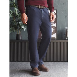 Джинсы утепленные прямые из эластичного денима с мягким флисом