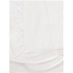 Простыня на резинке 1.5-спальная SL Home Natural color, 140×200+30 см, сатин