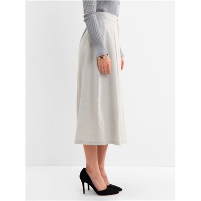 Юбка миди женская MINAKU: Modern classic, серая, размер 50