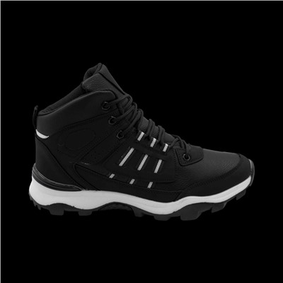 Ботинки на меху А692-2 черные п/п