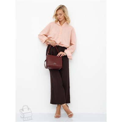 Сумка женская кожаная 2352Y wine red Polina&Eiterou