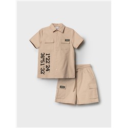 Комплект текстильный для мальчиков: рубашка, шорты