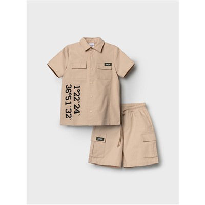 Комплект текстильный для мальчиков: рубашка, шорты