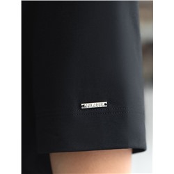 Свободная футболка из премиального хлопка с эластаном