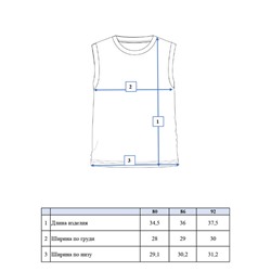 Комплект детский трикотажный для мальчиков: майка, шорты