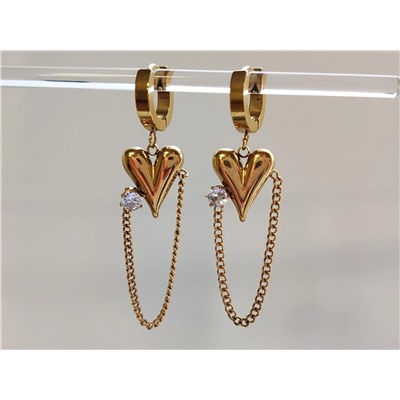 Серьги из стали