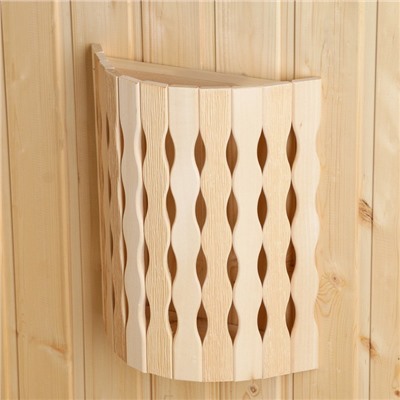 Абажур для бани и сауны «Косичка», настенный, деревянный, «Добропаровъ»