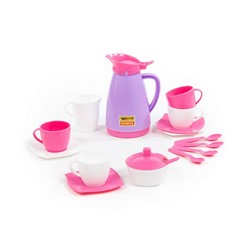 Wader Набор детской посуды "Алиса" на 4 персоны (Pretty Pink)