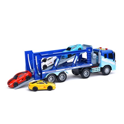 Машина "Автовоз. Перевозчик." (свет, звук) в коробке