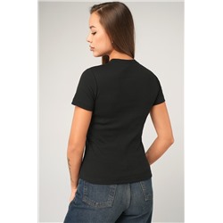 Женская футболка в рубчик Happyfox