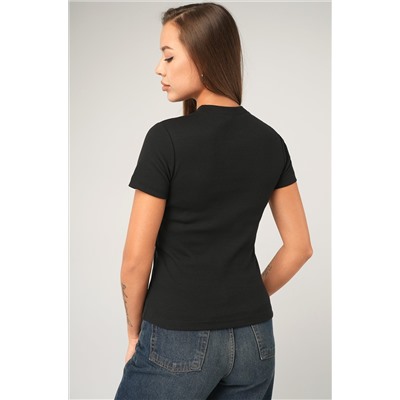 Женская футболка в рубчик Happyfox