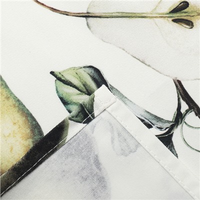 Кухонный набор «Этель. Груши»: полотенце 40×73 см, прихватка 19×19 см, фартук 60×65 см