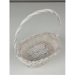 Корзина плетёная Decatur, ива, белый