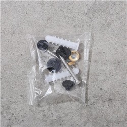 Держатель для туалетной бумаги с полочкой 6,5×16×11,5 см, цвет чёрный