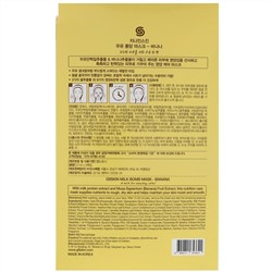 G9skin, Banana Milk Bomb, маска, 5 шт. по 21 мл