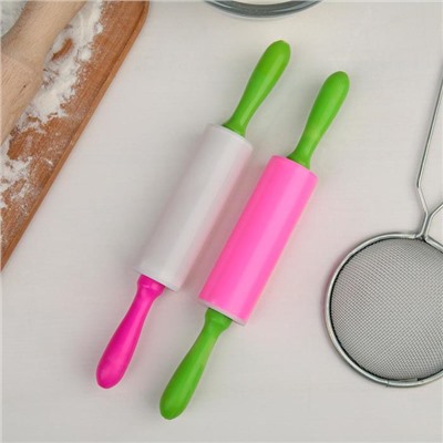 Скалка, 21 см, рабочая часть 9 см, МИКС