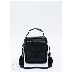 Сумка мужская кожаная 8208H black Heanbag