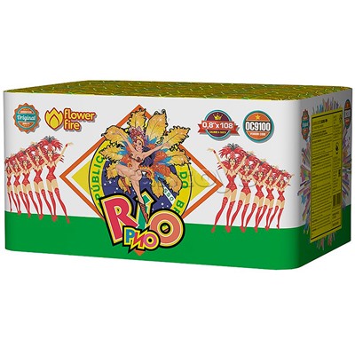 Батарея салютов "Рио" (0,8" х 108 залп.) * в кор. 2 шт. Срок до 01.04.27