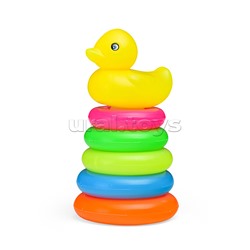 Пирамидка "Утёнок" (5 колечек) в сетке